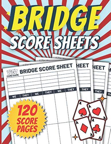 BRIDGE Score Sheets BRIDGE Score Pads For Farkle Board Games Nice