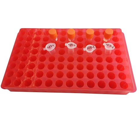 Polypropylene Ml Microcentrifuge Tube Rack Well Ml Microtube