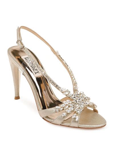 Gold Evening Shoes Neiman Marcus