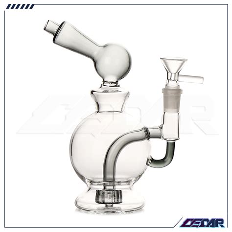 7 5 Inches Heady Glass Smoking Pipe Glass Bubbler Hookah Pipe Recycler