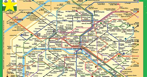 PLAN METRO PARIS - PLAN INTERACTIF METRO 75: Interactive map of metro ...