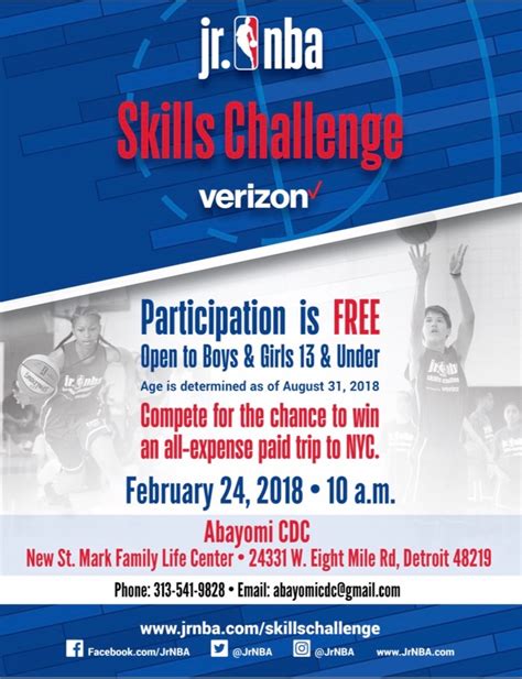 Jr. NBA Youth Basketball Skills Challenge – DetroitGospel.com