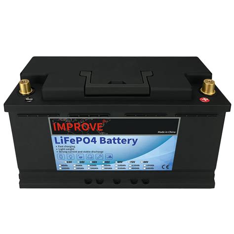 Hot Selling V Ah Lifepo Lithium Solar Battery For Rv Marine Boat