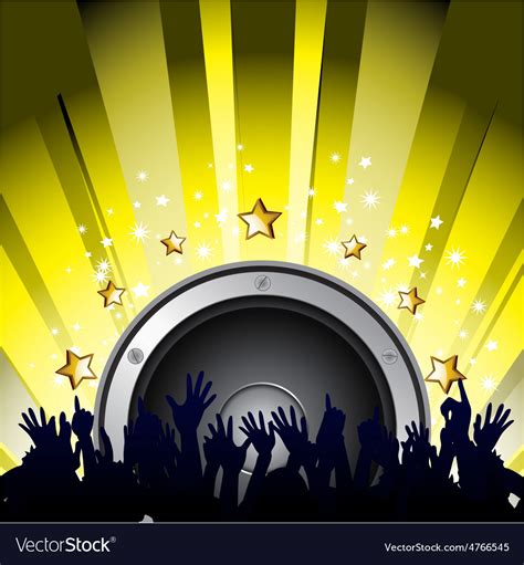 Music party Royalty Free Vector Image - VectorStock