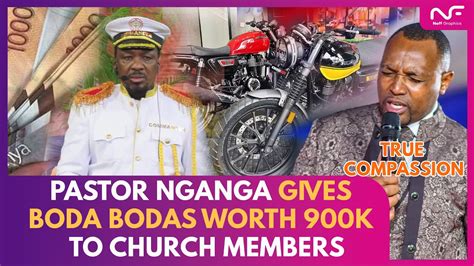 PASTOR NGANGA NENO EVANGELIST GIVES BODA BODA WORTH 900K IN HIS CHURCH