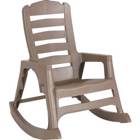 Adams Big Easy Portobello Resin Stackable Rocking Chair Sheraton Mall