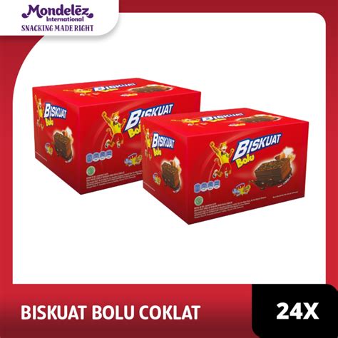 Jual Biskuat Bolu Cokelat Twinpack 12 X 16 Gr Shopee Indonesia