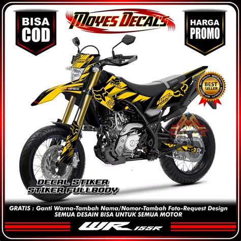 Jual Decal Wr 150 Full Body Keren Stiker Yamaha WR Full Body Keren