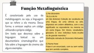 Slides De Fun Es Da Linguagem L Ngua Portuguesa Ppt