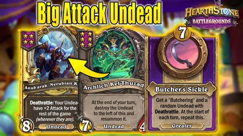 Huge Attack Deathrattle Undead Build With My Favorite Trinket