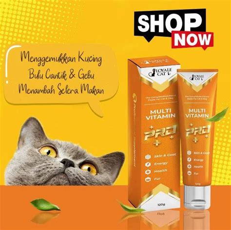 Vitamin Kucing Loyale Cat Multivitamin Gel Paste Pro Vitamin Gemuk