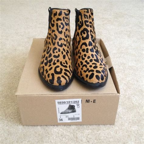 Zara Shoes Leopard Chelsea Boots Poshmark