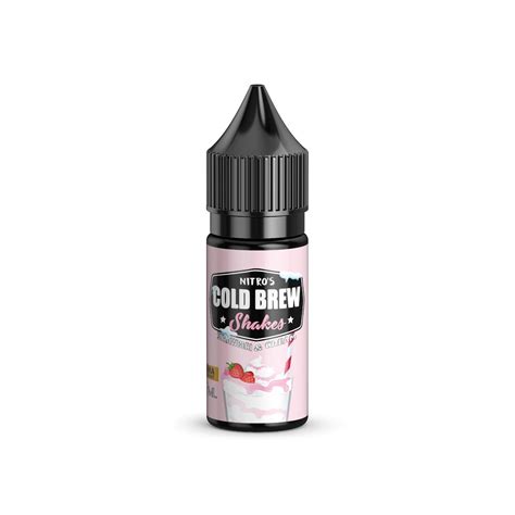 Nitros Cold Brew Salted Blends Strawberry Cream 25mg 30ml Vape Vibes