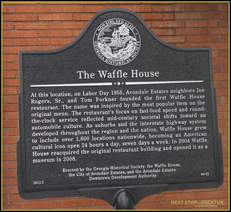 NEXT STOP...DECATUR: First Waffle House gets Historical Marker