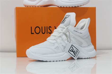 Sepatu Sneakers Lv Louis Vuitton Putih Sepatu Wanita Sepatu