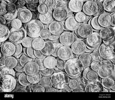 Old United States Coins Black And White Stock Photos Images Alamy