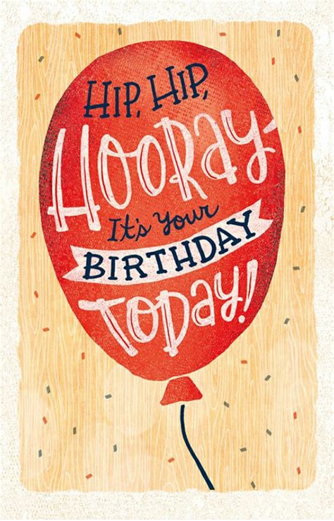 Hip Hip Hooray Free Printable Cards For Birthdays Popsugar Smart