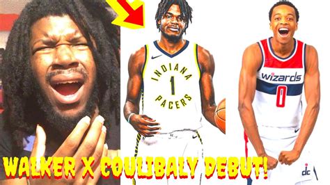 Bilal Coulibaly Nba Debut Reaction Jarace Walker Nba Debut Pacers Vs