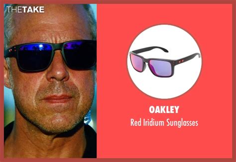 Titus Welliver Oakley Red Iridium Sunglasses From Transformers Age Of