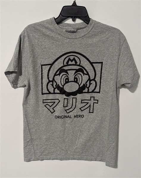 Super Mario Nintendo Original Hero Graphics T Shirt … Gem