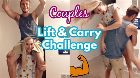 Couples Lift And Carry Challenge Husband Vs Wife Youtube