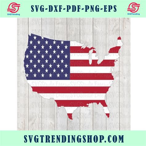 Svg Dxf File For American Flag 4th Of July Patriotic Display1096849  Svgtrendingshop