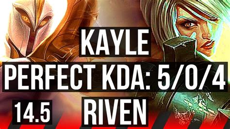 Kayle Vs Riven Top Rank Kayle Winrate Br