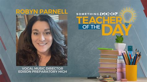 Teacher Of The Day Robyn Parnell