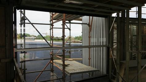 architectural cladding project flat lock panels feature  outdoor