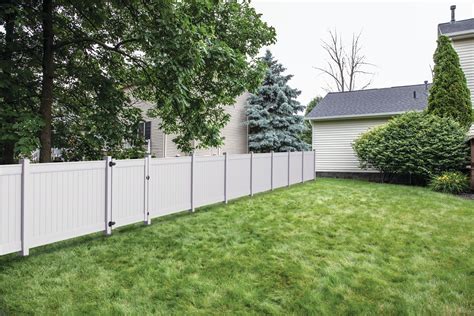 Installed White Vinyl Fence, 50% OFF | servintegrales.com.co