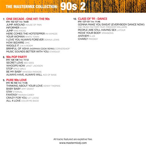 The Mastermix Collection 90s 2 Mastermix