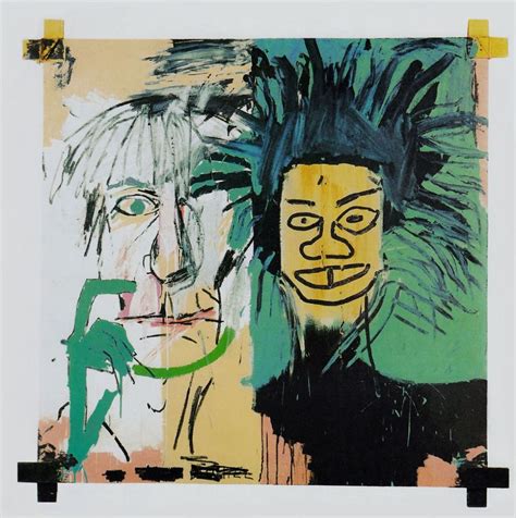 Self Portrait By Jean Michel Basquiat And Andy Warhol Basquiat Art