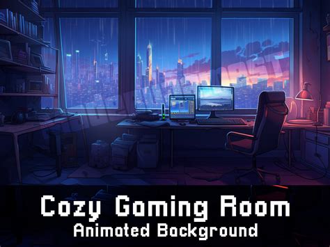 Cozy Gaming Room // Animated Background // Vtuber Background // Vtuber ...