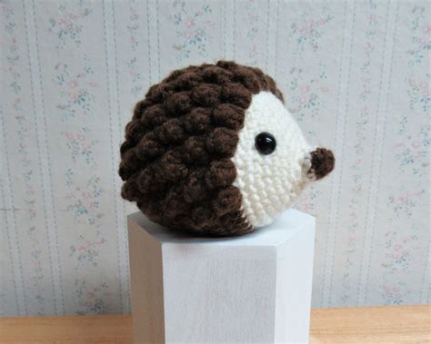 Amigurumi Crochet Hedgehog Brown And Cream