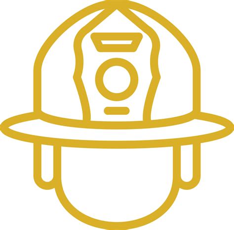 Firefighter Helmet Vector Icon Design Vector Art At Vecteezy