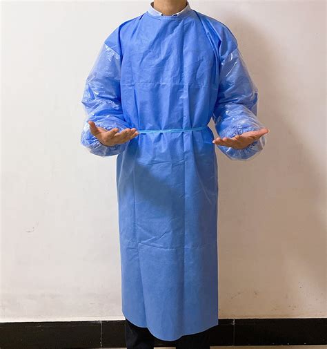 Ppsms Nonwoven Disposable Protective Isolation Surgical Gown For Doctorsurgeonpatientvisitor