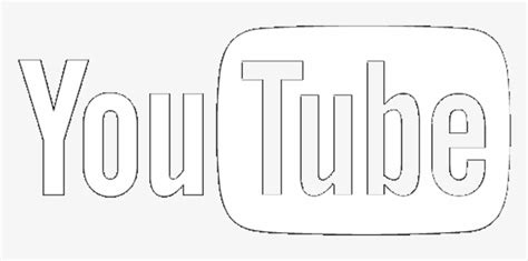 White Youtube Logo Transparent You Tube Transparent Png 771x328