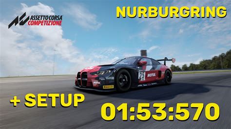 Acc Hotlap Bmw M Gt N Rburgring W Setup Youtube