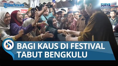 Momen Presiden Jokowi Kunjungi Festival Tabut Bengkulu Sempat Beli