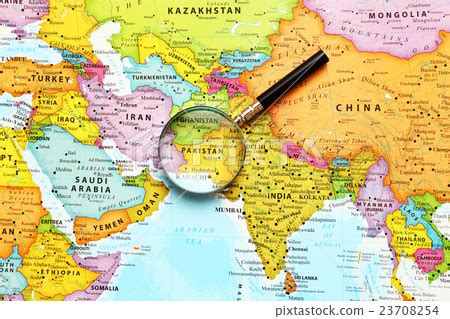 World Map · Pakistan - Stock Photo [23708254] - PIXTA