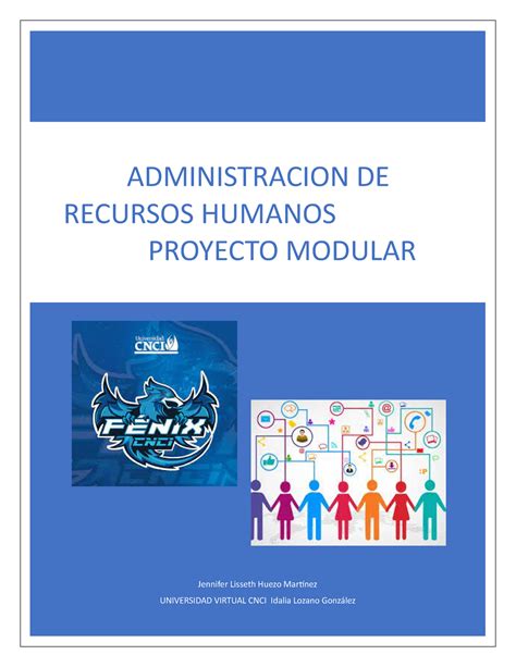 Recursos Humanos Proyecto Modular Jennifer Lisseth Huezo Martínez