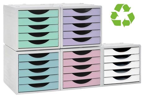 Módulo organizador Sostenible Ecogreen Archivotec 4000 4005 azul pastel