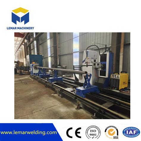 Axis Cnc Pipe Automatic Flame Plasma Cutting And Profiling Machine