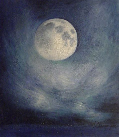 Moon Abstract Painting By Our Originals Reproduction ...