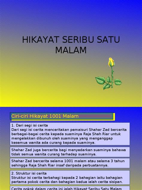 Hikayat 1001 Malam Pdf