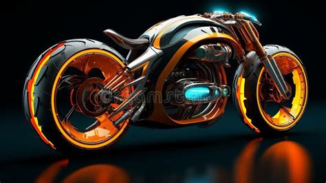 Future Bike Concept Art stock illustration. Illustration of artworks - 294639346