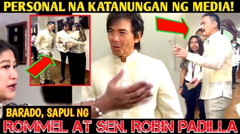 Sen Robin At Rommel Padilla Media Sinupalpal Sa Second Session Of The