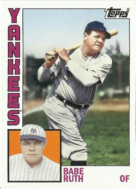 Babe Ruth Baseball Cards New York Yankees Baseball Babe Ruth