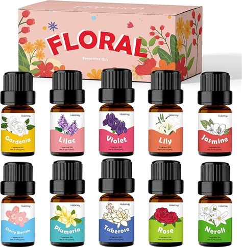 Holamay Aceites aromáticos florales para hacer jabón y velas aceites