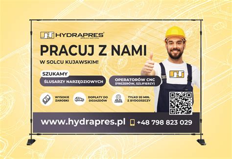 Grafika Baneru Rekrutacyjnego Hydrapres Grupapns Kreatywność I